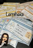 Vorschau - Stationenlernen - Lerntheke zur Prozent- und Zinsrechnung - Deckblatt