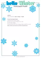 Vorschau - Spiele - Winter Vocabulary Puzzles Materialpaket - Seite 2