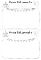 Vorschau - Arbeitsblätter - Zirkus - Tagebuch für die Projektwoche - Seite 2