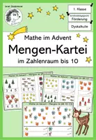Vorschau - Fördermaterial/Inklusion - Mathe im Advent - Kartei Mengen im ZR 10 - Deckblatt