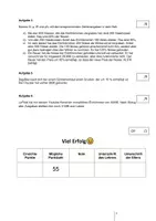 Vorschau - Klassenarbeiten - Mathearbeit mit Lösung, Klasse 7 - Prozente - Seite 1