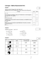 Vorschau - Klassenarbeiten - Mathearbeit mit Lösung, Klasse 7 - Prozente - Seite 2