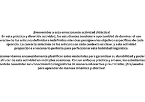 Vista previa - Refuerzo / NEE / Materiales de apoyo - Artículos determinados e indeterminados - Portada