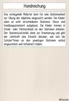 Vorschau - Arbeitsblätter - Adjektive Stationslaufzettel - Seite 2