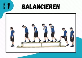 Vorschau - Stationenlernen - Parkour ⎮ Balancieren - 5 Stationskarten methodische Reihe ohne Video (Basiselement) - Seite 2