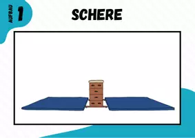 Vorschau - Stationenlernen - Parkour ⎮ Schere - 10 Stationskarten methodische Reihe ohne Video (Basiselement) - Seite 1