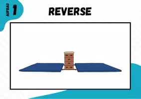 Vorschau - Stationenlernen - Parkour ⎮ Reverse - 12 Stationskarten methodische Reihe ohne Video (Basiselement) - Seite 1