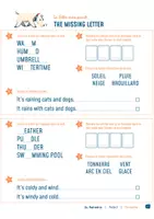 Aperçu - Feuilles d'exercices - The weather cahier d'activités (My First Sentneces) - Page 3