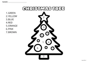 Vista previa - Manualidades / Dibujos para colorear - Christmas worksheets to colour - página 1