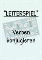 Vorschau - Spiele - "Leiterspiel" - Verben konjugieren - Deckblatt
