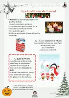 Aperçu - Feuilles d'exercices - 2 Les traditions de l'avent - Page de couverture