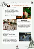 Aperçu - Feuilles d'exercices - 3 Les décorations de Noël - Page 1