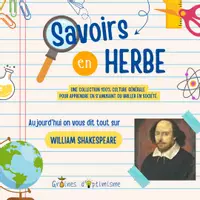 Aperçu - Apprentissages en autonomie - Savoirs en herbe - Portrait - William Shakespeare - Page de couverture