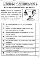 Vorschau - Arbeitsblätter - Lesespaziergang L2 "Was machen die Kinder im Winter?" DaZ / DaF / Deutsch - Seite 3