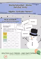 Vorschau - Unterrichtsreihen - Winter & Weihnachten - Materialpaket DaF/DaZ - Seite 1