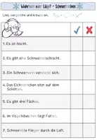 Vorschau - Arbeitsblätter - Leserätsel Schneetreiben Wimmelbild Klasse 1/2 - Seite 2