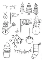 Vorschau - Stundenentwürfe - Fantasievolle Winterwelten, Weihnachten Kunst, Winter Kunst - Seite 3