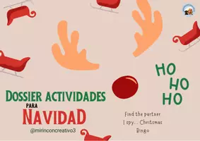 Vista previa - Juegos / Gamificación - Dossier actividades navidad en inglés - Portada