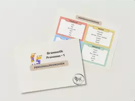 Vorschau - Poster - M1 Personalpronomen Deutsch / DaZ - Grammatik - Deckblatt