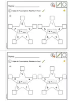 Vorschau - Arbeitsblätter - Plus/ Addition im Zahlenraum 20 - Rechensterne (Klasse 1) - Seite 3
