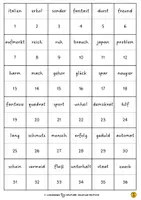 Vorschau - Stationenlernen - X O Spiel Brettspiel mit Suffix von der Adjektiven A2 B1 B2 - Seite 1