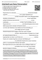 Vorschau - Arbeitsblätter - Lernposter + Arbeitsblatt "Polymerisation" + interaktive Lösung & MP3 + Mindmap + Infografik - Seite 1