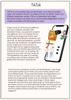 Vorschau - Mal- und Bastelvorlagen - Social Media- Plattformen, Cybermobbing, Influencer:innen - Seite 1