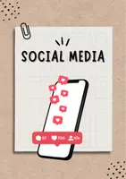 Vorschau - Mal- und Bastelvorlagen - Social Media- Plattformen, Cybermobbing, Influencer:innen - Deckblatt