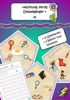 Vorschau - Stationenlernen - Achtung, fertig, Doppelgänger ie - Deckblatt
