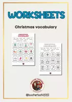 Vista previa - Hojas de trabajo - Pack Christmas - página 1
