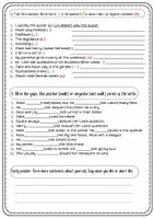 Vorschau - Arbeitsblätter - Grammar: Simple Present (sentences and questions in English) - Seite 3