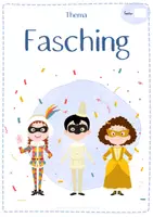 Vorschau - Anderer Materialtyp - Karneval - Fasching - DaZ - Themen-Deckblatt für ein Vokabelheft Deutsch im Schnellhefter - Seite 2
