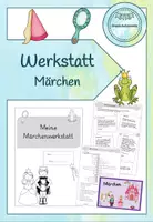 Vorschau - Arbeitsblätter - Märchenwerkstatt Klasse 3-4 - Deckblatt