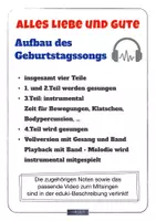Vorschau - Audio-Dateien - MUSIK 🎧 Geburtstagslied Alles Liebe und Gute • MP3s zum Mitsingen Geburtstag • Musik fachfremd - Seite 1