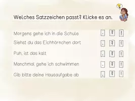 Vorschau - Interaktives Material - Interaktive Datei - Satzzeichen - Seite 3