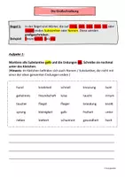 Vorschau - Arbeitsblätter - Die Großschreibung - Rechtschreibung (Teil 2) - Seite 1