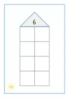 Vorschau - Fördermaterial/Inklusion - Klettmappe: Zahlenhäuser mit Zahlen | ZR 10 - Seite 3