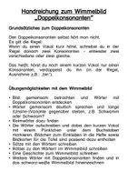 Vorschau - Fördermaterial/Inklusion - Wimmelbild Doppelter Konsonant Doppelkonsonanten - Seite 1