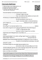 Vorschau - Arbeitsblätter - Lernposter + Arbeitsblatt "Chemische Reaktionen" + interaktive Lösung & MP3 + Mindmap + Infografik - Seite 1