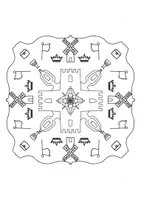 Vorschau - Mal- und Bastelvorlagen - Mandalasammlung Märchen (mit König, Burg, Drache Prinzessin, Ritter und mehr) - Seite 2