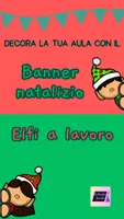 anteprima - Materiale per pittura e bricolage - Banner natale "ELFI A LAVORO" FREEBIE - Pagina di copertina