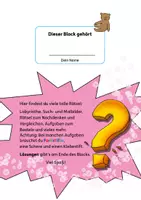 Vorschau - Stundenentwürfe - Rätselblock ab 3 Jahre - Band 1 - Seite 1