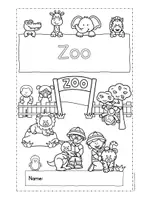 Vorschau - Arbeitsblätter - Englisch - zoo animals (Zootiere) - Arbeitsblätter - Freiarbeit, Stationen - Seite 1