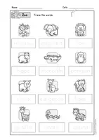 Vorschau - Arbeitsblätter - Englisch - zoo animals (Zootiere) - Arbeitsblätter - Freiarbeit, Stationen - Seite 3