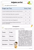 Vorschau - Arbeitsblätter - Text der Woche - FAMILIE / Lesetext (ab Klasse 3) - Seite 2