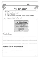 Vorschau - Arbeitsblätter - Übungsheft zu den Lesestrategien (Weihnachtskrippe) - Seite 2