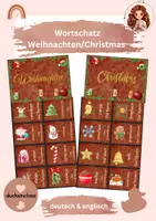 Vorschau - Poster - Wachsendes Materialpaket Wort- und Bildkarten Englisch - Deckblatt