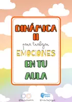 Vista previa - Hojas de trabajo - DINÁMICA EMOCIONES PARA TRABAJAR EN EL AULA II - página 1