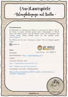 Vorschau - Spiele - Lautspiel Anlautspiel Lautsicherung Klasse 1 - Seite 2
