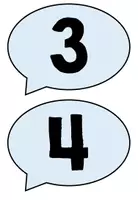 Vorschau - Poster - Chat Points für den Englischunterricht (hellblau) - Seite 2